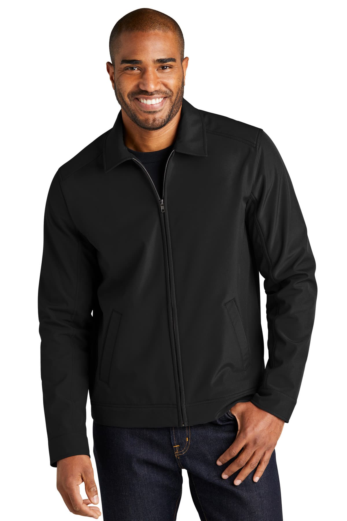 Port Authority ® Mechanic Soft Shell Jacket — Black