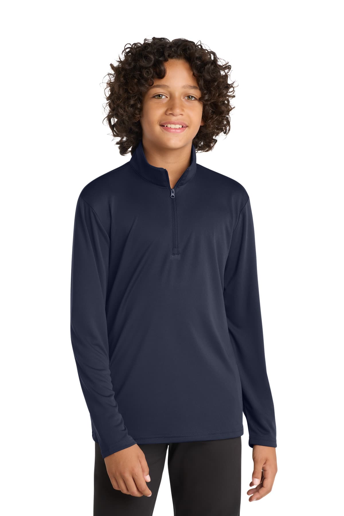 Sport-Tek ® Youth PosiCharge ® Competitor 1/4-Zip Pullover — True Navy