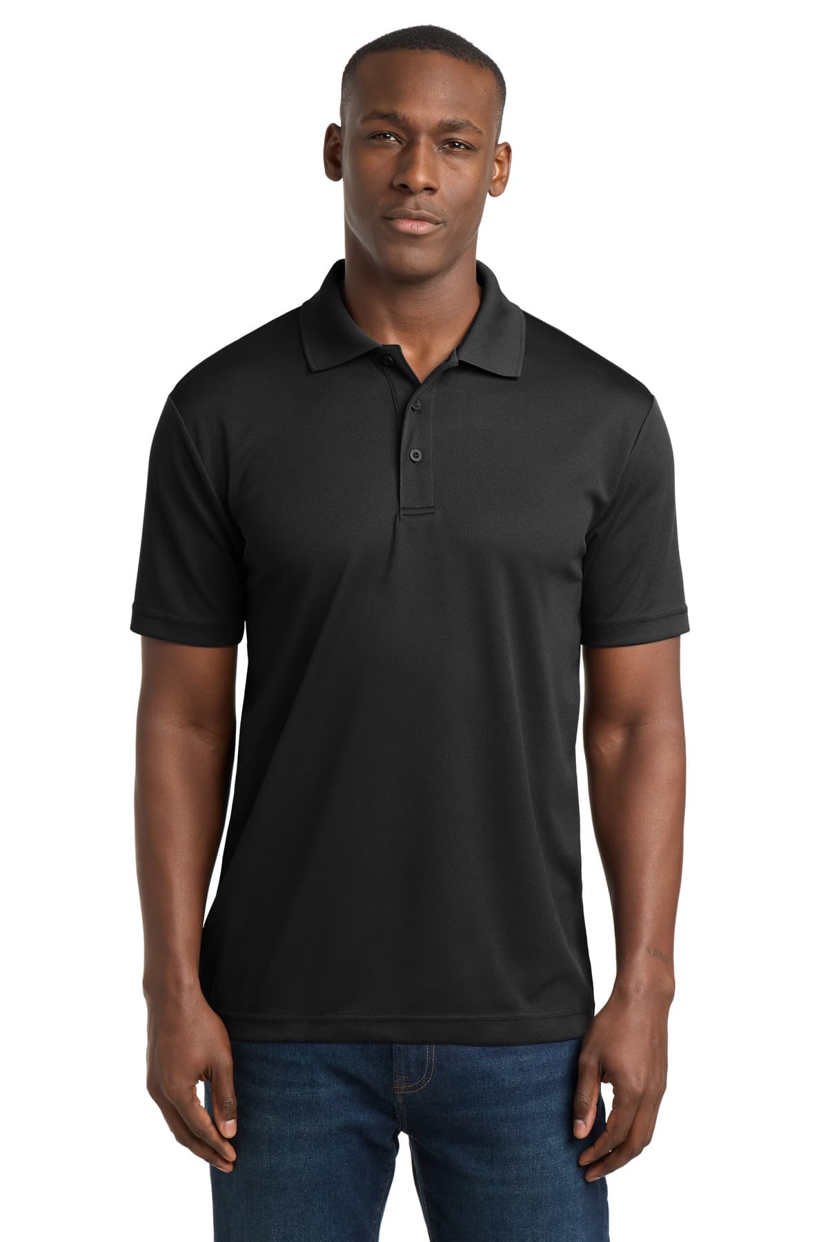 Sport-Tek ® PosiCharge ® RacerMesh ® Polo — Black