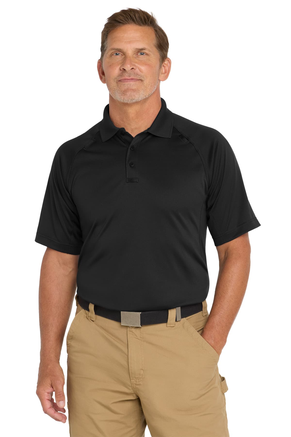 CornerStone ® - Select Snag-Proof Tactical Polo — Black